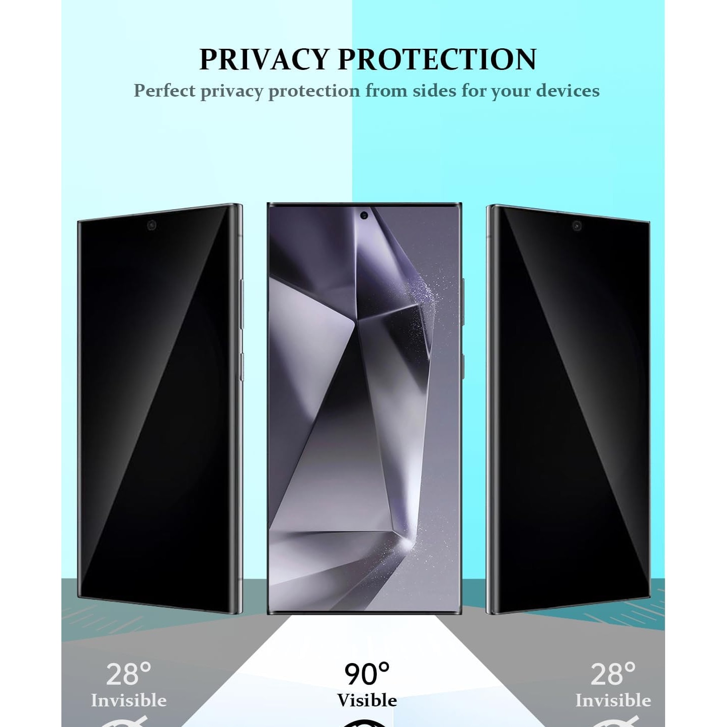 Folie protectie ecran Privacy Infinity Enterprise, sticla securizata curbata, compatibila cu Samsung Galaxy S10 5G, AntiShock, Full Glue, compatibila amprenta, 9H