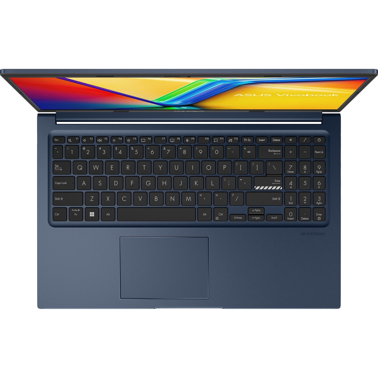 Laptop ASUS Vivobook 15, 15.6" Full HD, Intel® Core™ i3 1315U pana la 4.5 GHz, 8 GB RAM DDR4, 512 GB SSD, Intel® UHD Graphics, Free Dos, Quiet Blue 512 GB