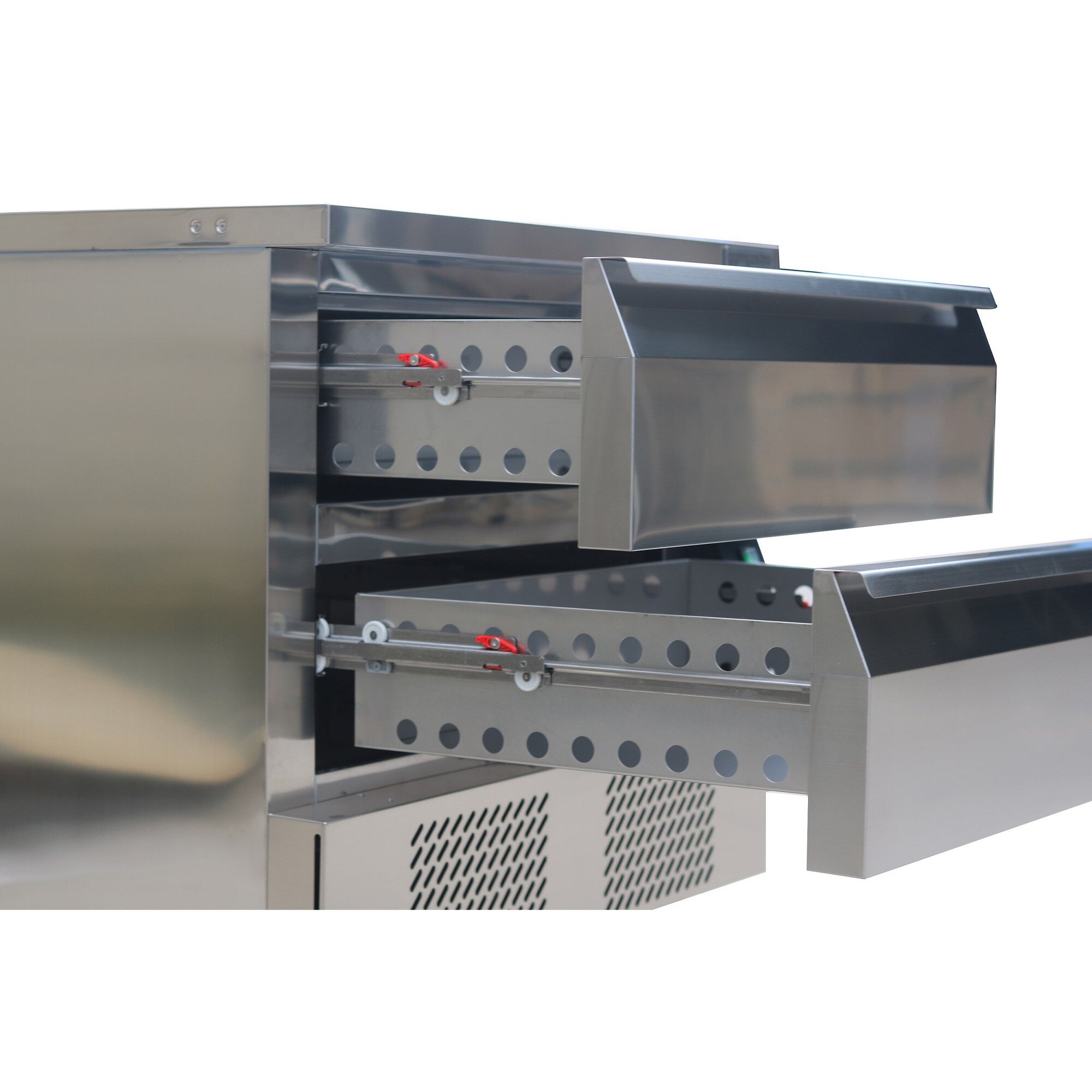 Banc de lucru refrigerat convertibil Refrigerare/Congelare, 1 sertar independent, compatibila 2 x GN 1/1, CombiSteel