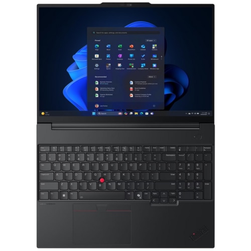 Laptop Lenovo ThinkPad E16 G3 WUXGA 16 inch Intel Core Ultra 5 225U 32GB 1TB SSD Windows 11 Pro Black