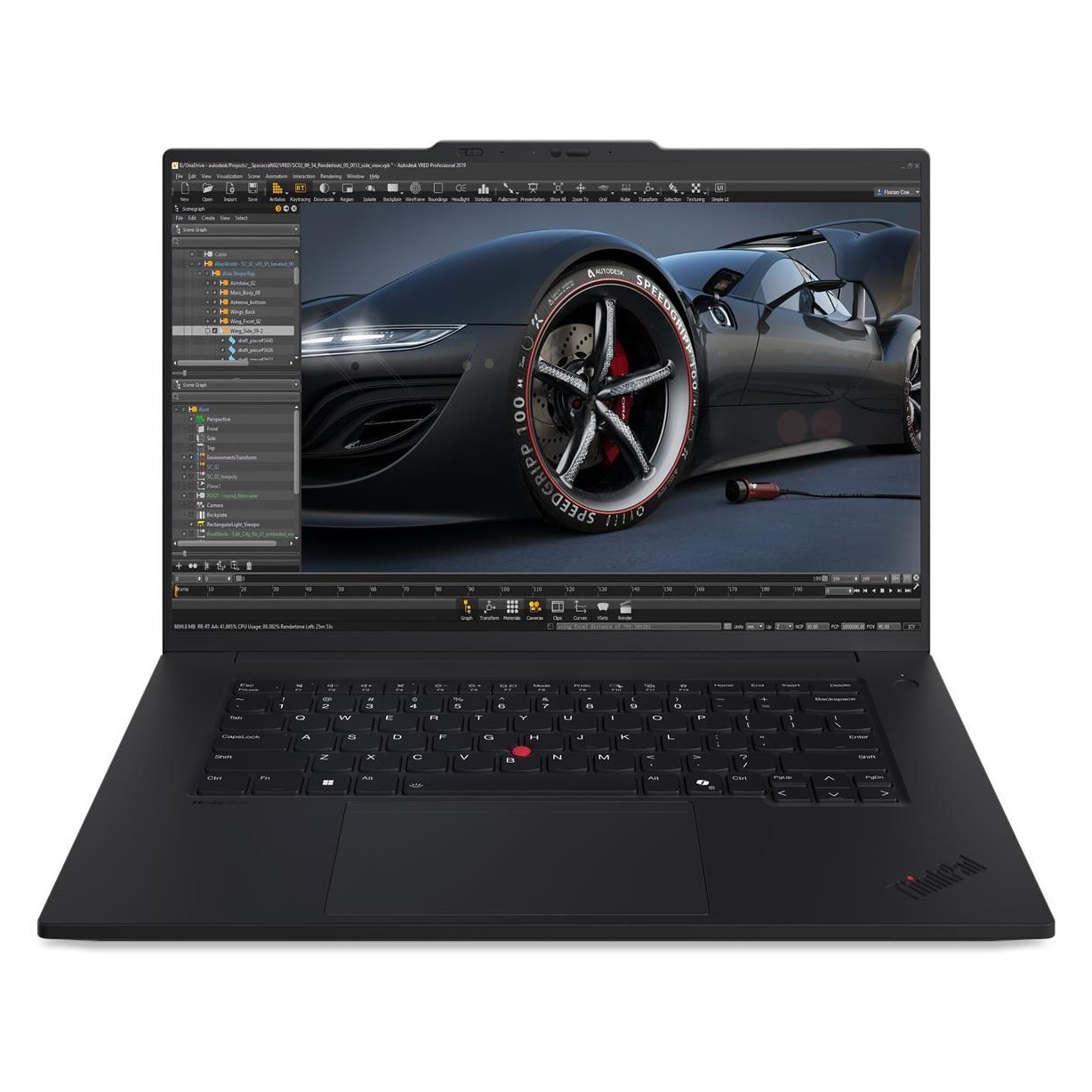 Laptop Lenovo ThinkPad P1 G7 21KV001XRI, 16 inch 2560 x 1600, Intel Core Ultra 7 165H 16 C / 22 T, 1.4 GHz - 5 GHz, 24 MB cache, 55 W, 32 GB LPDDR5X, 1 TB SSD, Nvidia RTX 2000 Ada, Windows 11 Pro