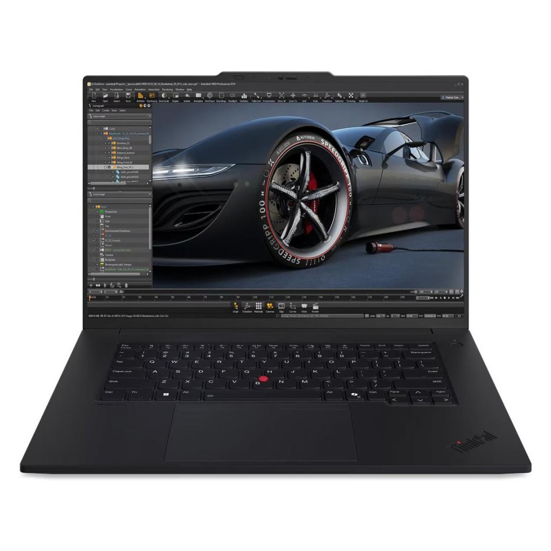 Laptop Lenovo ThinkPad P1 Gen 7, 16" WQXGA, Intel Core Ultra 7 165H, 32GB RAM, 1TB SSD, Nvidia RTX 3000