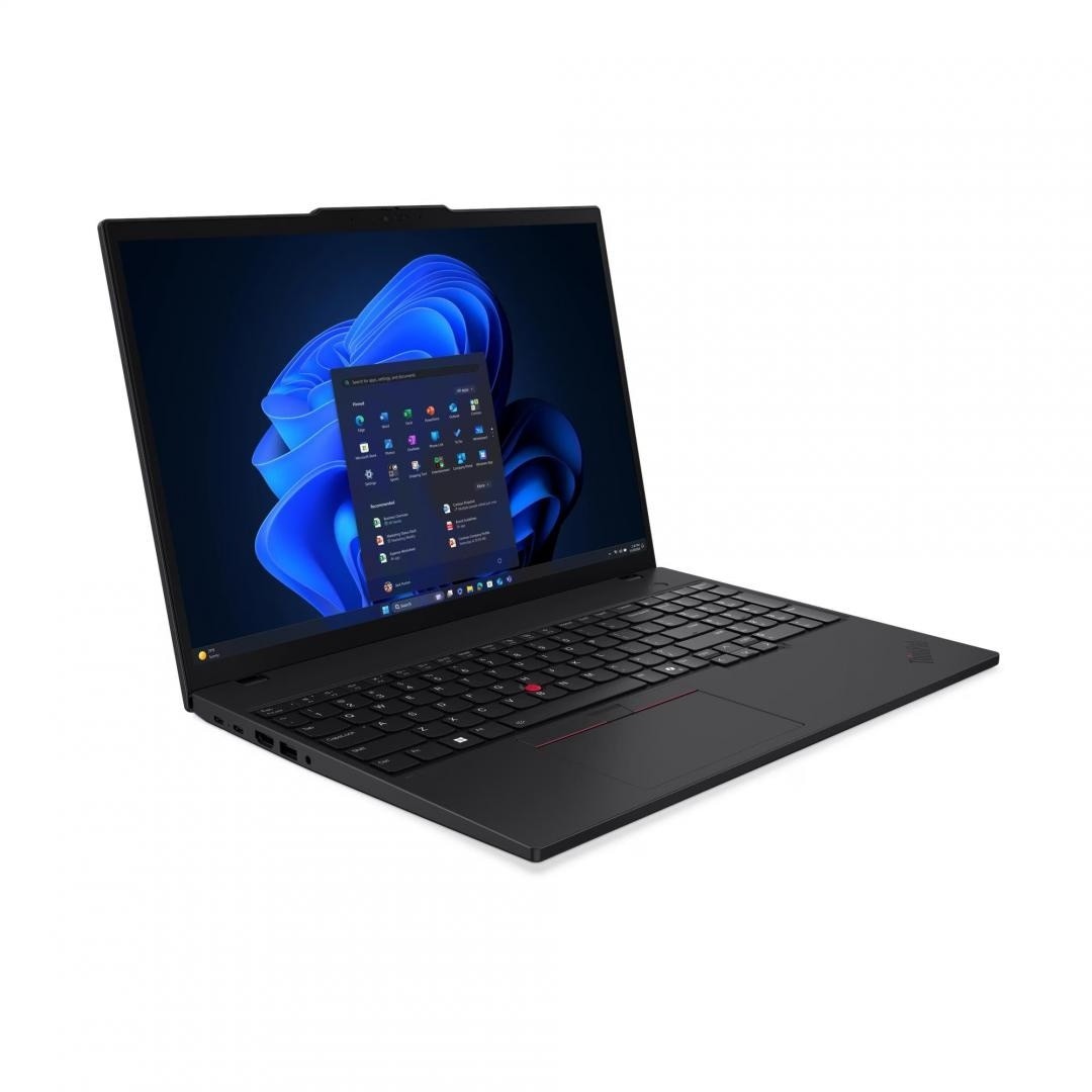 Laptop Lenovo ThinkPad T16 Gen 4 (Intel), 16" WUXGA (1920x1200) IPS 500nits Anti-glare, 100% sRGB, Low Power, Intel® Core Ultra 7 255U, 12C (2P + 8E + 2LPE) / 14T, Max Turbo up to 5.2GHz, 12MB, Video Integrated Intel® Graphics, RAM 2x 16GB SODIMM