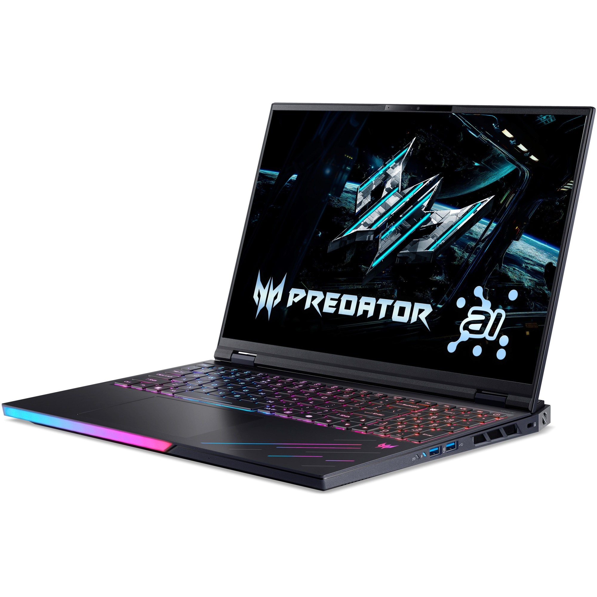 Laptop Gaming Acer Predator Helios 16 AI OLED PH16-73-98WZ, 16 inches (40.64 cm), Acer CineCrystal™ WQXGA OLED 240Hz display with 100% DCI-P3 / Adobe-RGB color space coverage, 2560 x 1600, 16:10, Intel® Core™ Ultra 9 Processor 275HX, 2.1 GHz base cloc