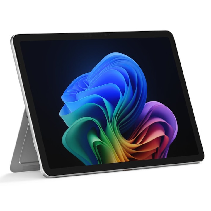 Tableta Microsoft Surface Pro 12 Copilot+ PC, Procesor Intel Core Ultra 5 335, 32GB RAM, 256GB Flash, Wi-Fi 7, Bluetooth 5.4, Camera 10MP, Windows 11 Pro Argintiu