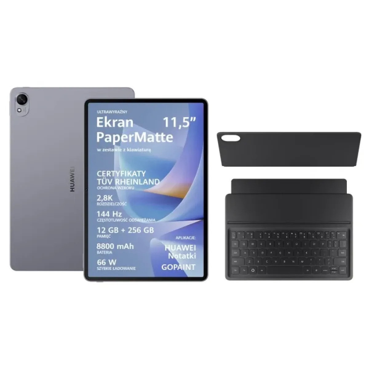 Tabletă Huawei MatePad, 11.5 inch, 12GB RAM, 256GB, WiFi, gri