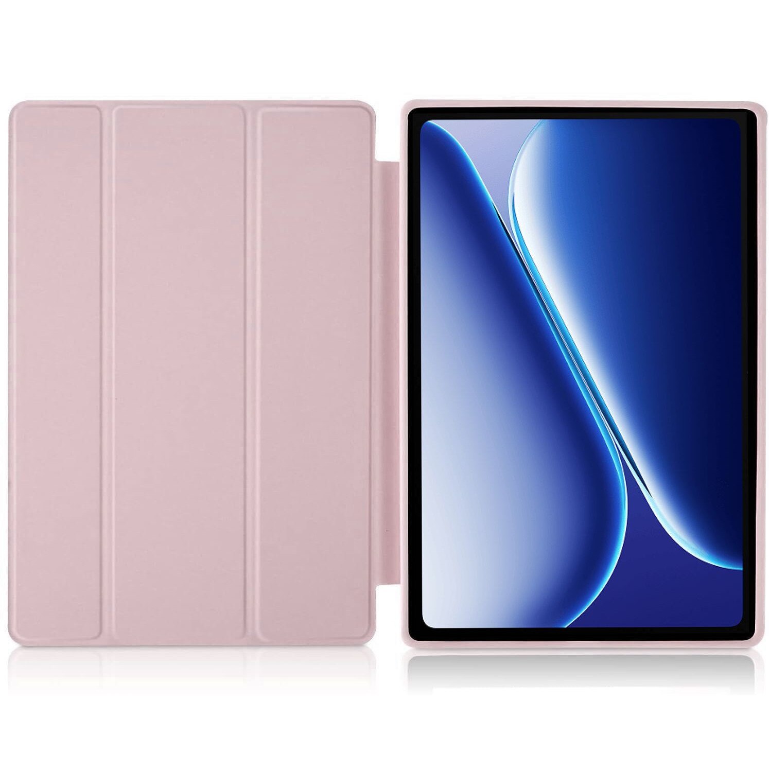 Husa Ultra Slim pentru OnePlus Pad Go 2, 12.1", Silicon TPU, Smart Cover - Roz