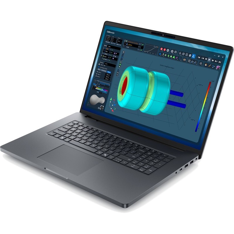 Laptop Dell Pro Max 18 Plus MB18250 Procesor Intel® Core™ Ultra 7 265HX 30M Cache, up to 5.30 GHz 18" WQXGA, 32GB DDR5 CSODIMM, 512GB SSD, NVIDIA RTX PRO 2000 Blackwell @8GB, Win 11 Pro, Gri