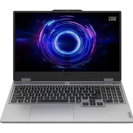 Laptop Lenovo LOQ, 15.6" Full HD, Intel® Core™ i5 13450HX pana la 4.6 GHz, 16 GB RAM DDR5 4800, 512 GB SSD, NVIDIA® GeForce® RTX 5050 8 GB, Free Dos, Luna Grey 512 GB