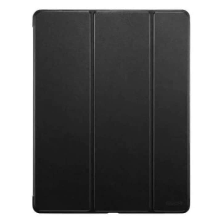 Husa Smart Cover Ipad Pro 12.9" 2019-2022, Air 13" 2024 inchidere magnetica, Rebound Pencil, Negru, TELGORBCS