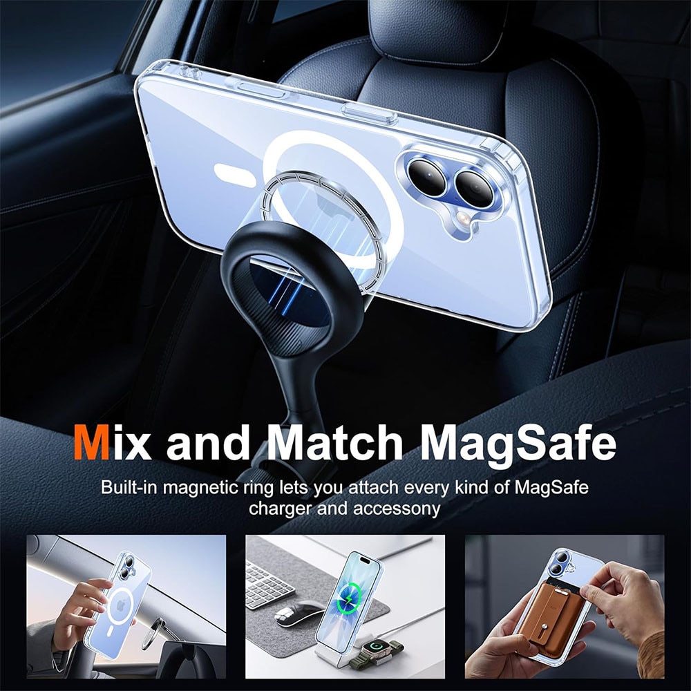 Intelli® Husa de Protectie Magsafe Compatibila cu Samsung Galaxy S26, Transparenta