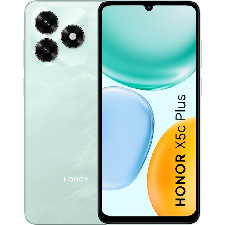 Telefon mobil Honor X5c Plus, 4GB RAM, 128GB, Ocean Cyan