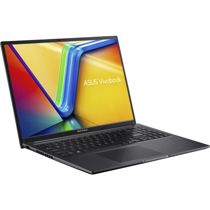Laptop ASUS Vivobook 16 cu procesor Intel® Core™ i7-13700H pana la 5.0GHz, 14 cores, 16'', WUXGA, IPS, 40GB DDR4, 2000GB SSD, Intel Iris Xᵉ Graphics, No OS, Indie Black