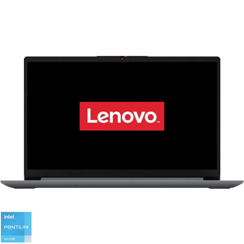 Laptop Lenovo IdeaPad 1 15IJL7 cu procesor Intel® Pentium® Silver N6000 pana la 3.30 GHz, 15.6", HD, 12GB, 512GB SSD, Intel® UHD Graphics, No OS, Cloud Grey