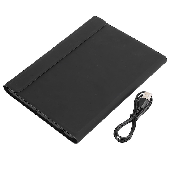 Husa de protectie cu tastatura Bluetooth pentru iPad Mini 4/5, Peysaitr, baterie de mare capacitate, suport pentru stilou, negru