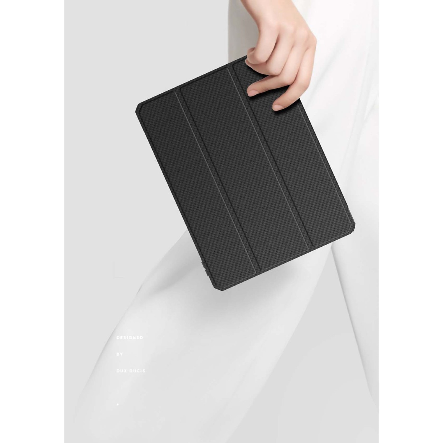Husa premium pentru tableta Samsung Galaxy Tab A8 10.5" Model X200 / X20, Sigloo, Dux Ducis Toby, Black
