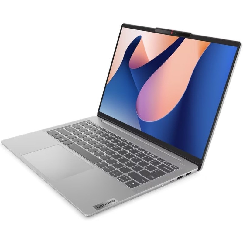 Laptop LENOVO IdeaPad Slim 5 14IAH8, Intel Core i5-12450H pana la 4.4GHz, 14" WUXGA, IPS, 8 nuclee, 8GB DDR5, SSD 1TB NVME, Intel UHD Graphics, no OS, Cloud Grey