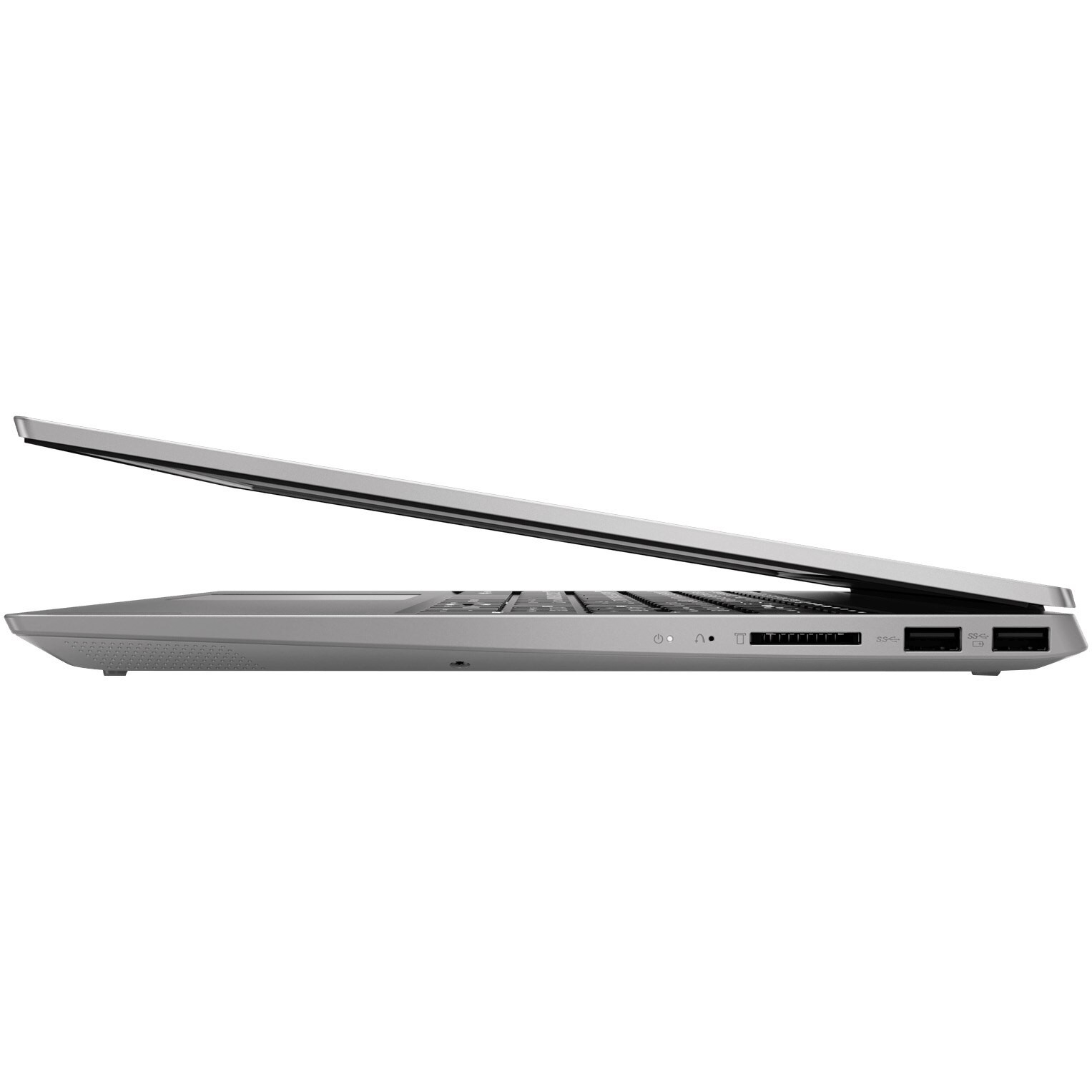 Laptop Lenovo ideapad S145-15IIL cu procesor Intel® Core™ i7-1065G7, 15.6" Full HD, 12GB, 512GB SSD, Intel Iris Plus Graphics, FreeDOS, Platinum Grey