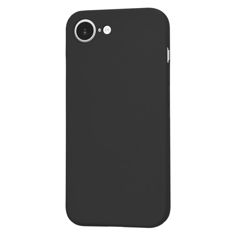 Intelli® Husa silicon compatibila cu Apple iPhone 16e, Negru mat