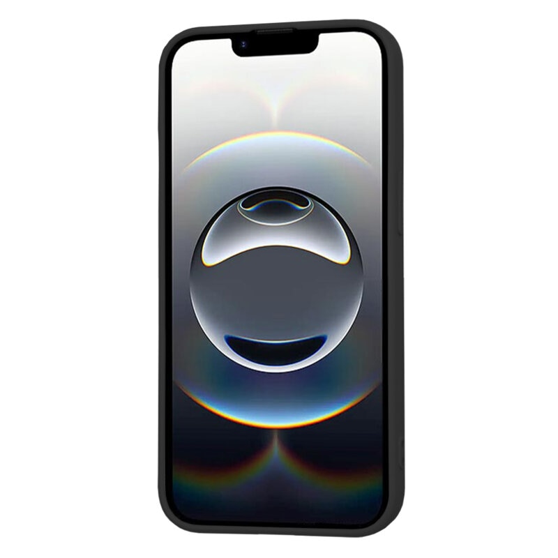 Intelli® Husa silicon compatibila cu Apple iPhone 16e, Negru mat