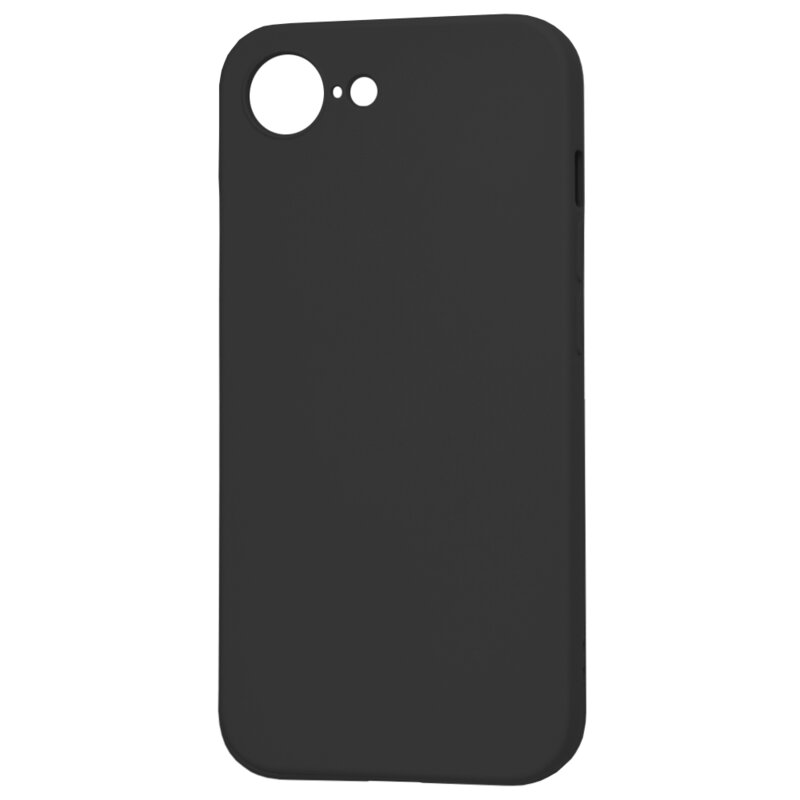 Intelli® Husa silicon compatibila cu Apple iPhone 16e, Negru mat