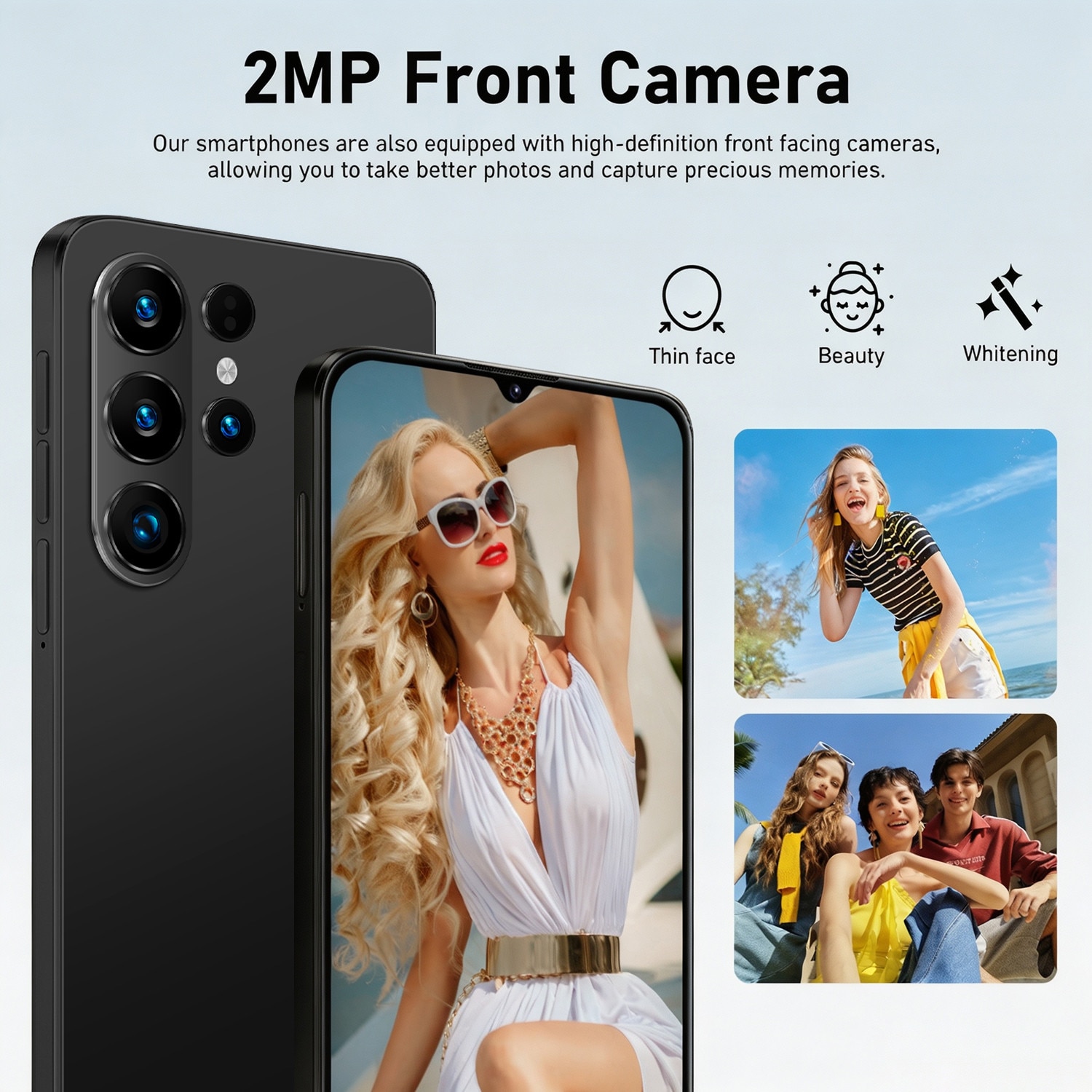 Smartphone 4G 6.26 inch 2GB RAM 16GB negru Dual SIM