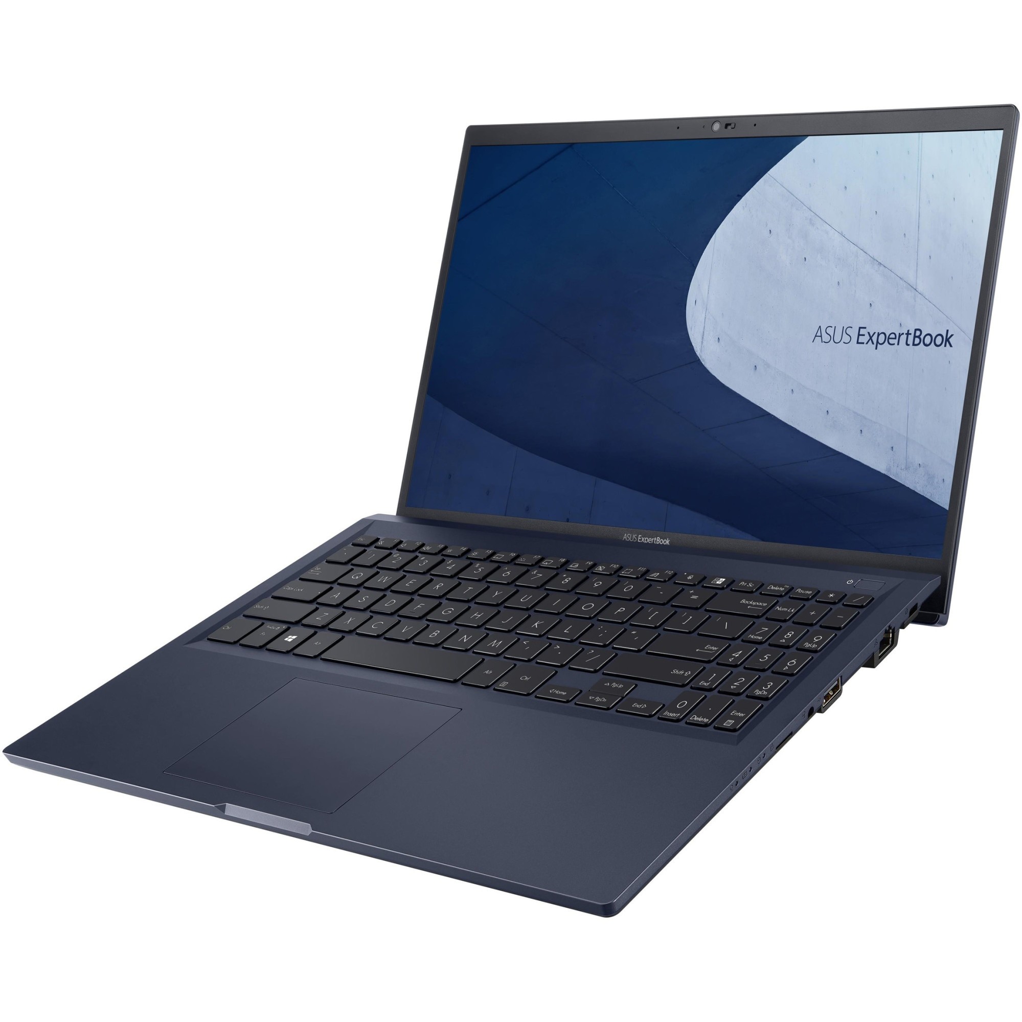 Laptop Business ASUS ExpertBook B1 B1500CBA cu procesor Intel® Core™ i7-1255U pana la 4.7 GHz, 15.6", Full HD, 16GB, 512GB SSD, Intel® UHD Graphics, Windows 11 Pro, Star Black