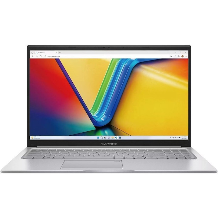 Laptop ASUS F1504VA-WS51, 15.6" Full HD, Intel® Core™ i5 1334U pana la 4.6 GHz, 16 GB RAM DDR4, 512 GB SSD, Intel Graphics, Windows 11 Home, Cool Silver 512 GB