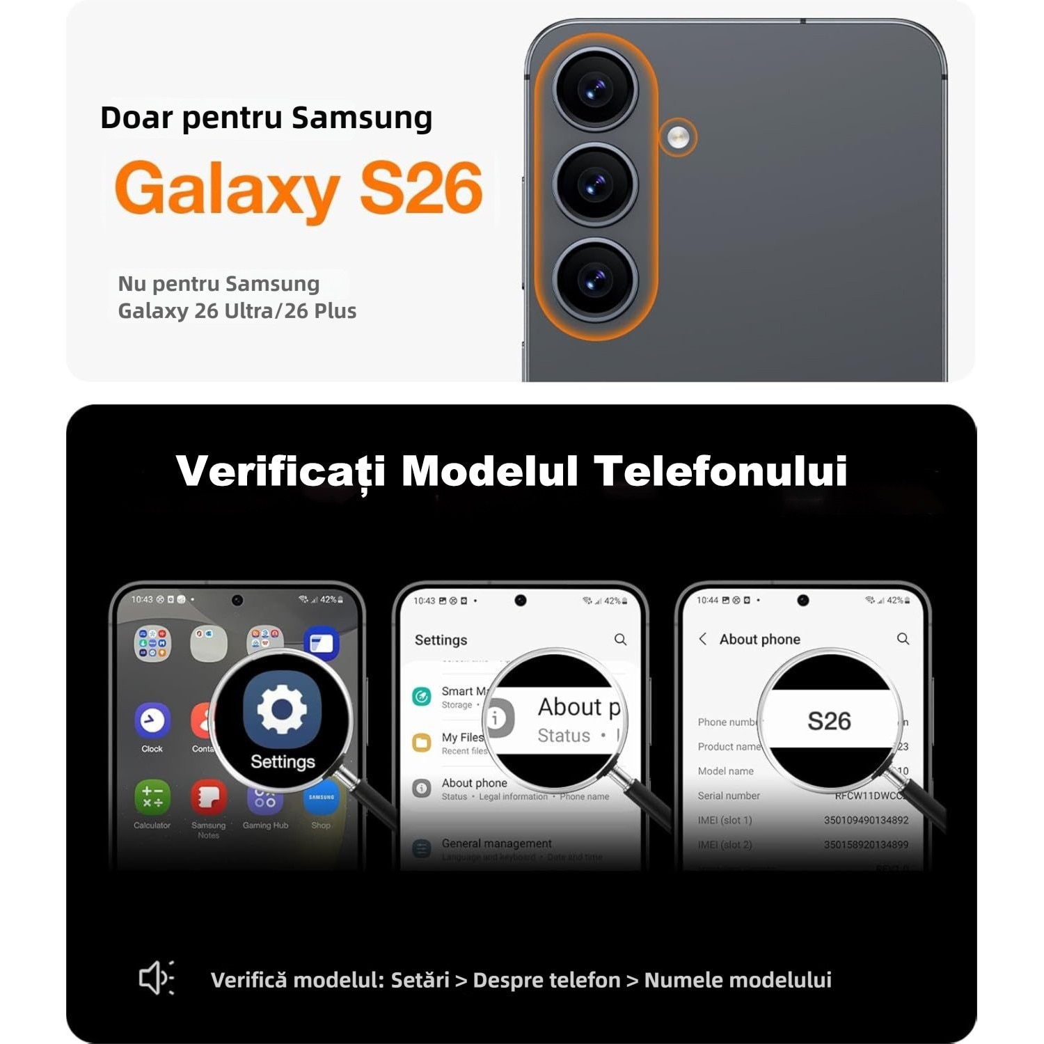Husa cu MagSafe pentru Samsung Galaxy S26, MOGU Suport Inelar Magnetic, Protectie Militara Impotriva Caderilor, Incarcare Wireless, Inel Rotativ, Anti-ingalbenire, Rezistenta la Socuri, Transparent