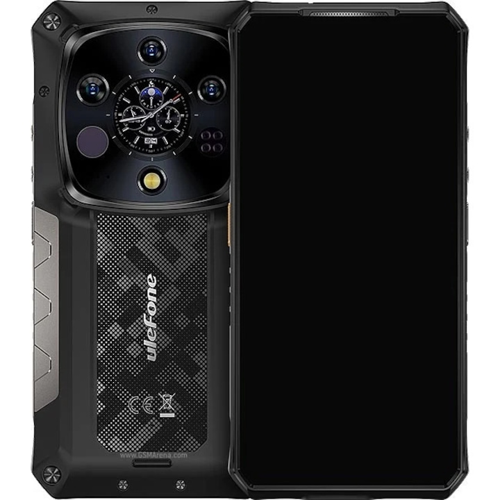 Telefon mobil Ulefone Armor 28 Ultra, 5G, 6.67" AMOLED, 16GB RAM (16GB + 16GB extensibili), 1TB ROM, Night Vision, Android 15, Mediatek Dimensity 9300+, WiFi 7, 10600mAh Dual SIM
