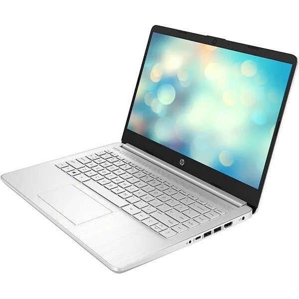 Laptop HP 14s-fq1002nq, AMD Ryzen 7 5700U pana la 4.3GHz, 14" Full HD, 8GB, SSD 512GB, AMD Radeon Graphics, Windows 11 Home, Argintiu