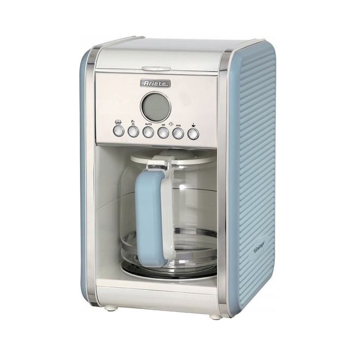 Espressor cafea Ariete Vintage albastru 1100W 21x23.5x34.5cm