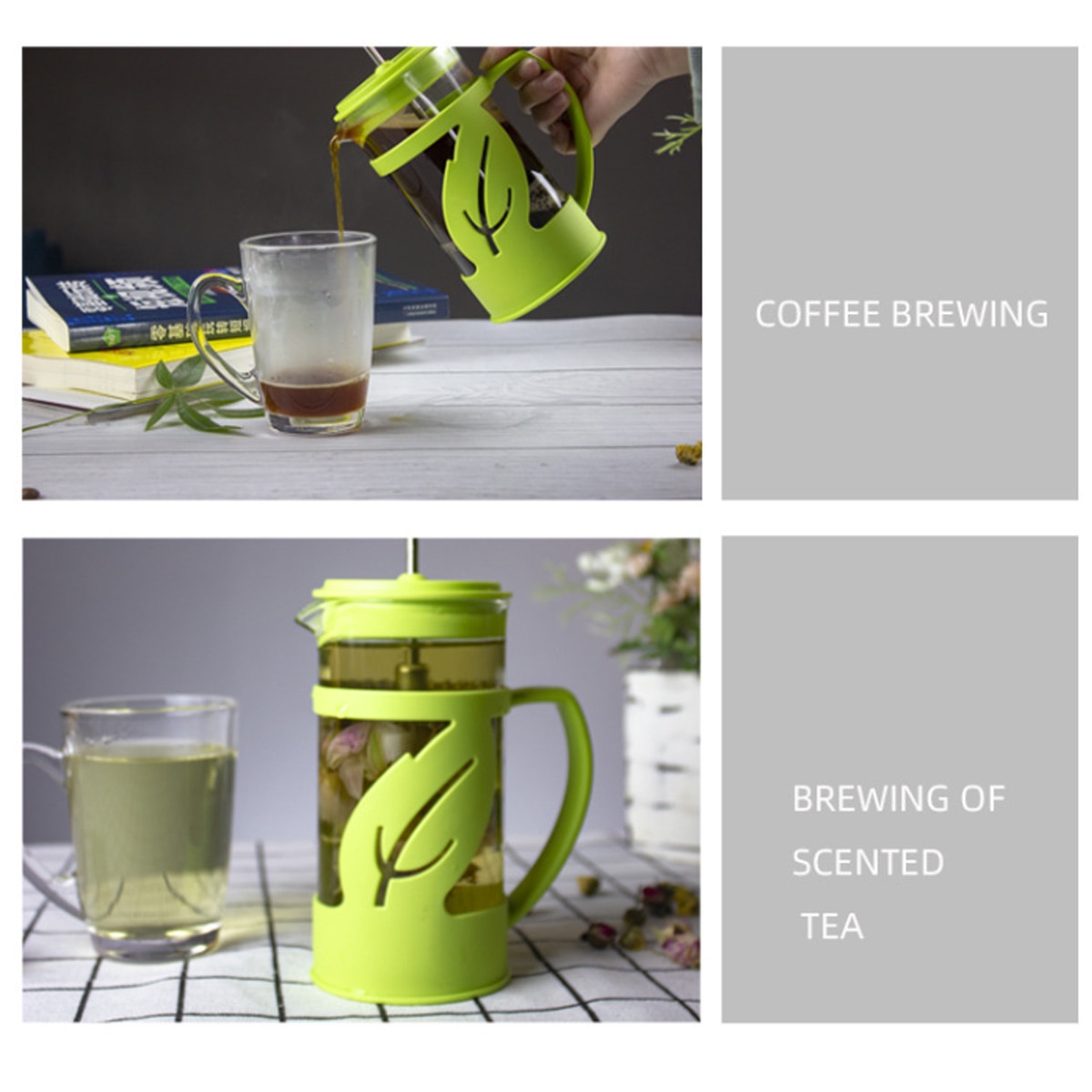 Mini aparat de cafea French Press, presa de cafea de 12 oz, cadouri pentru iubitorii de cafea, cafea de dimineata, aparat de cafea cu filtru din otel inoxidabil, 350 ml