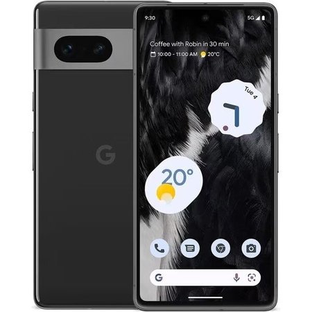 Telefon mobil Google Pixel 7, 6.3", Dual SIM, 256GB, 8GB RAM, 5G, Obsidian Black