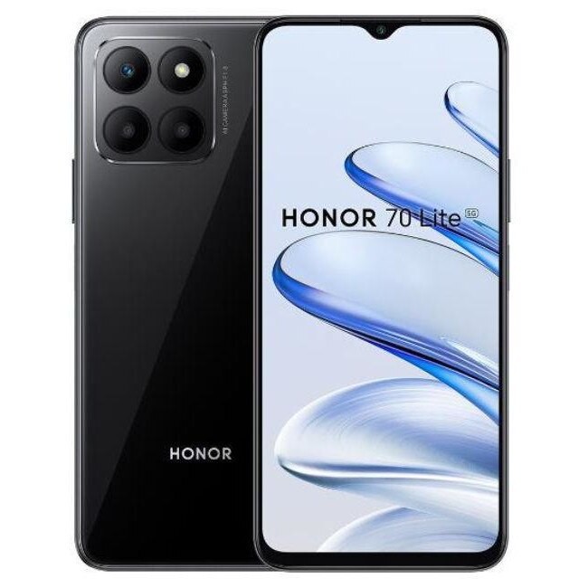 Telefonul mobil Honor 70 Lite, 5G, Dual SIM, 4GB RAM, 128GB, Midnight Black