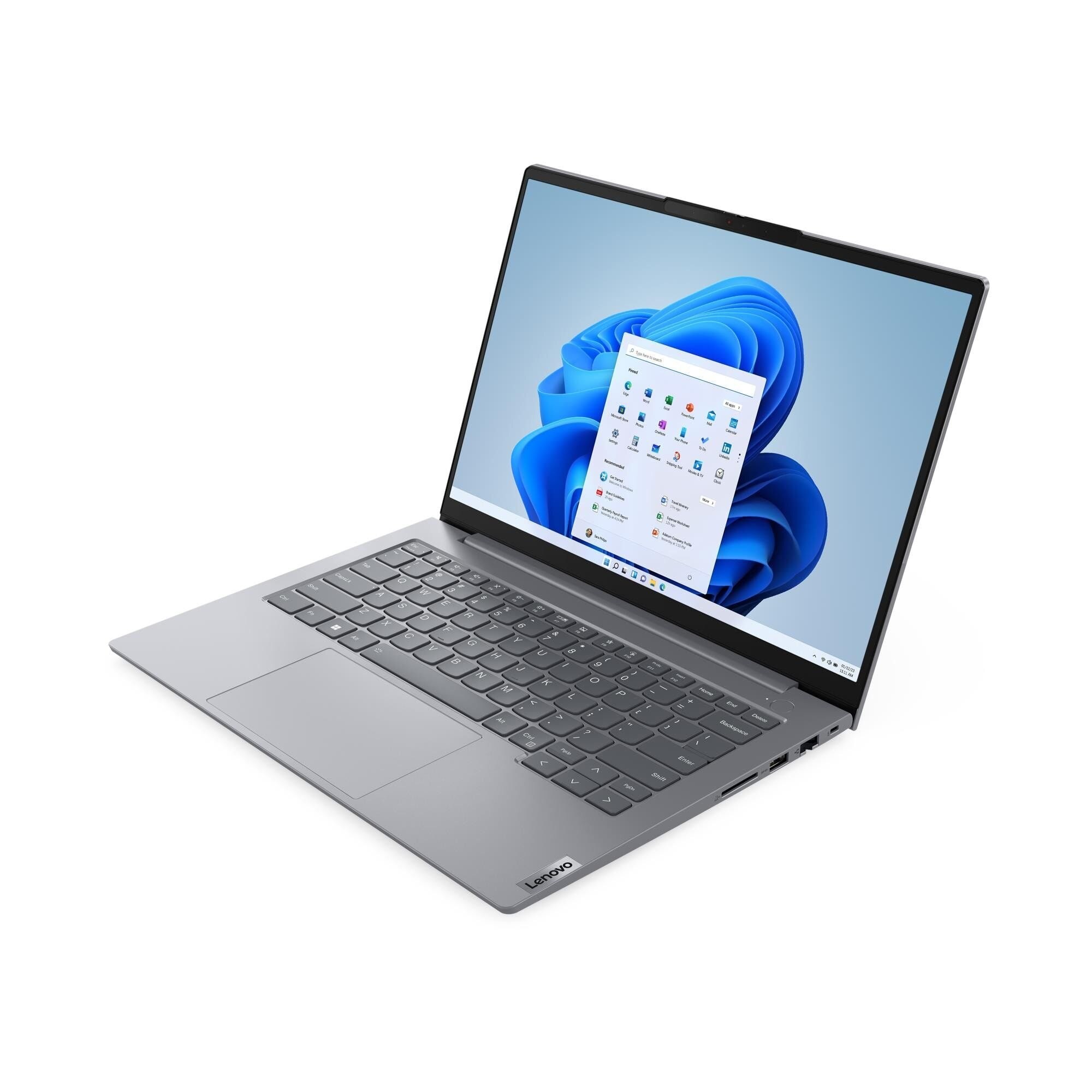 Laptop Lenovo ThinkBook 14 G6 IRL 21KG0066GE, 14 inch 1920 x 1200, Intel Core i5-1335U 10 C / 12 T, 1.3 GHz - 4.6 GHz, 12 MB cache, 55 W, 16 GB DDR5, 512 GB SSD, Intel Iris Xe Graphics, Windows 11 Pro, Gri