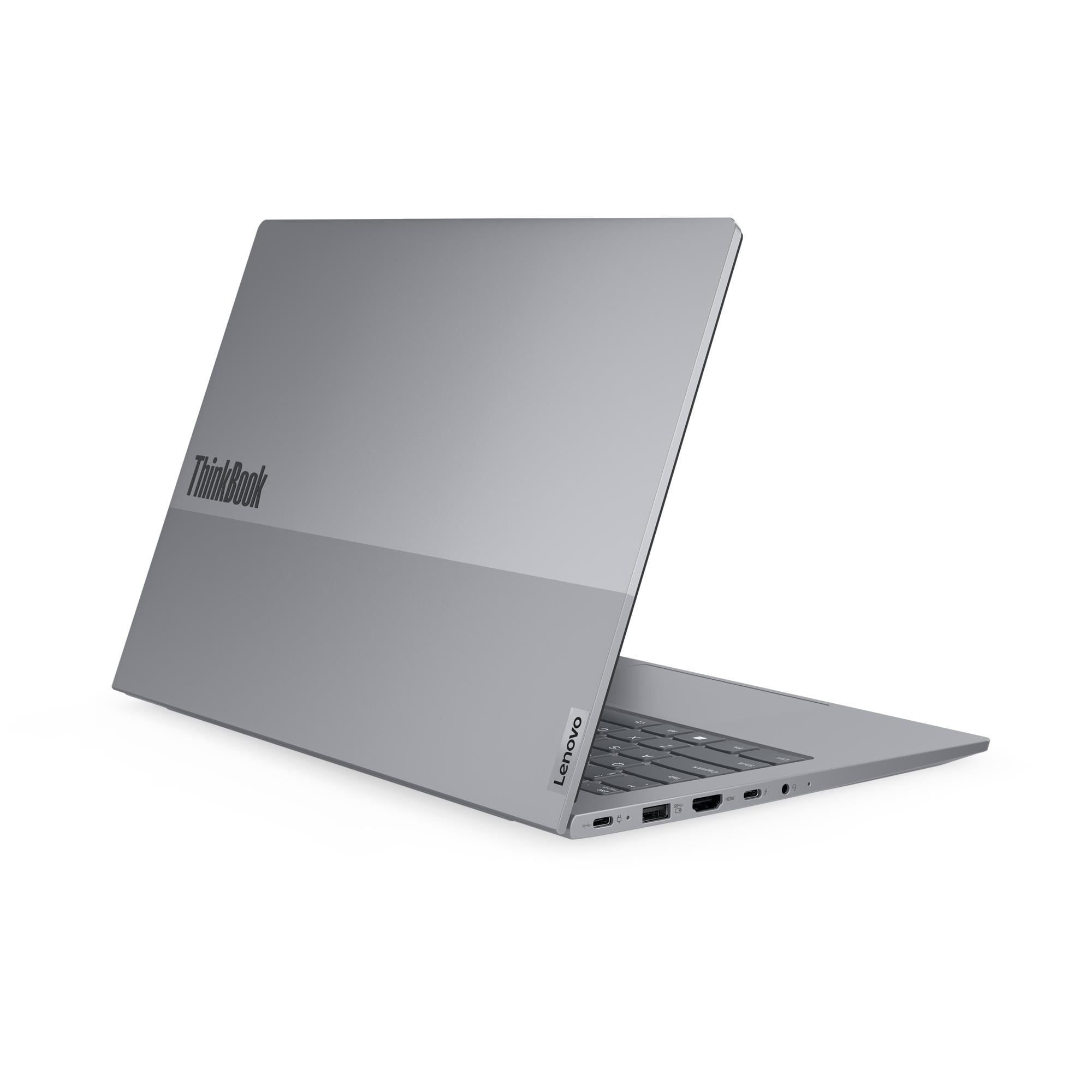 Laptop Lenovo ThinkBook 14 G6 IRL 21KG0066GE, 14 inch 1920 x 1200, Intel Core i5-1335U 10 C / 12 T, 1.3 GHz - 4.6 GHz, 12 MB cache, 55 W, 16 GB DDR5, 512 GB SSD, Intel Iris Xe Graphics, Windows 11 Pro, Gri