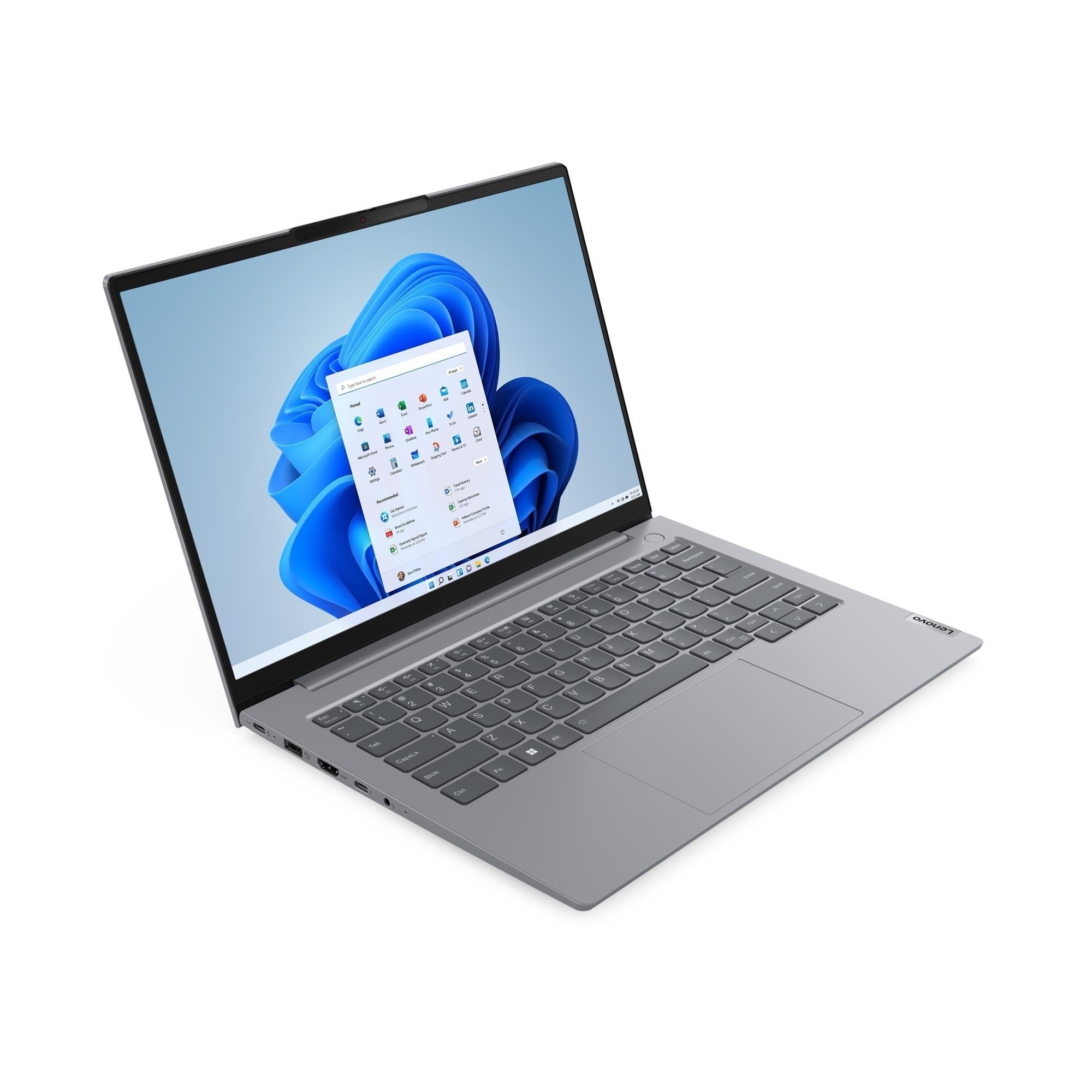 Laptop Lenovo ThinkBook 14 G6 IRL 21KG0066GE, 14 inch 1920 x 1200, Intel Core i5-1335U 10 C / 12 T, 1.3 GHz - 4.6 GHz, 12 MB cache, 55 W, 16 GB DDR5, 512 GB SSD, Intel Iris Xe Graphics, Windows 11 Pro, Gri