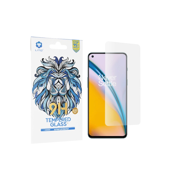Folie pentru OnePlus Nord CE 5G / Nord 2 5G / Nord 2T 5G - Lito 2.5D Classic Glass - Clear