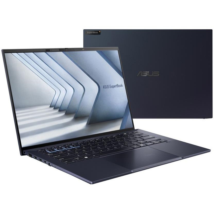 Laptop ASUS ExpertBook B9 OLED B9403CVAR cu procesor Intel® Core™ 7 150U pana la 5.4GHz, 14'', OLED, WQXGA+, 32GB RAM LPDDR5X, 2TB SSD, Intel® Graphics, Windows 11 Pro, Star Black