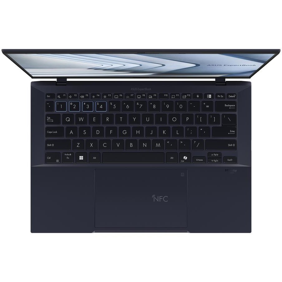Laptop ASUS ExpertBook B9 OLED B9403CVAR cu procesor Intel® Core™ 7 150U pana la 5.4GHz, 14'', OLED, WQXGA+, 32GB RAM LPDDR5X, 2TB SSD, Intel® Graphics, Windows 11 Pro, Star Black