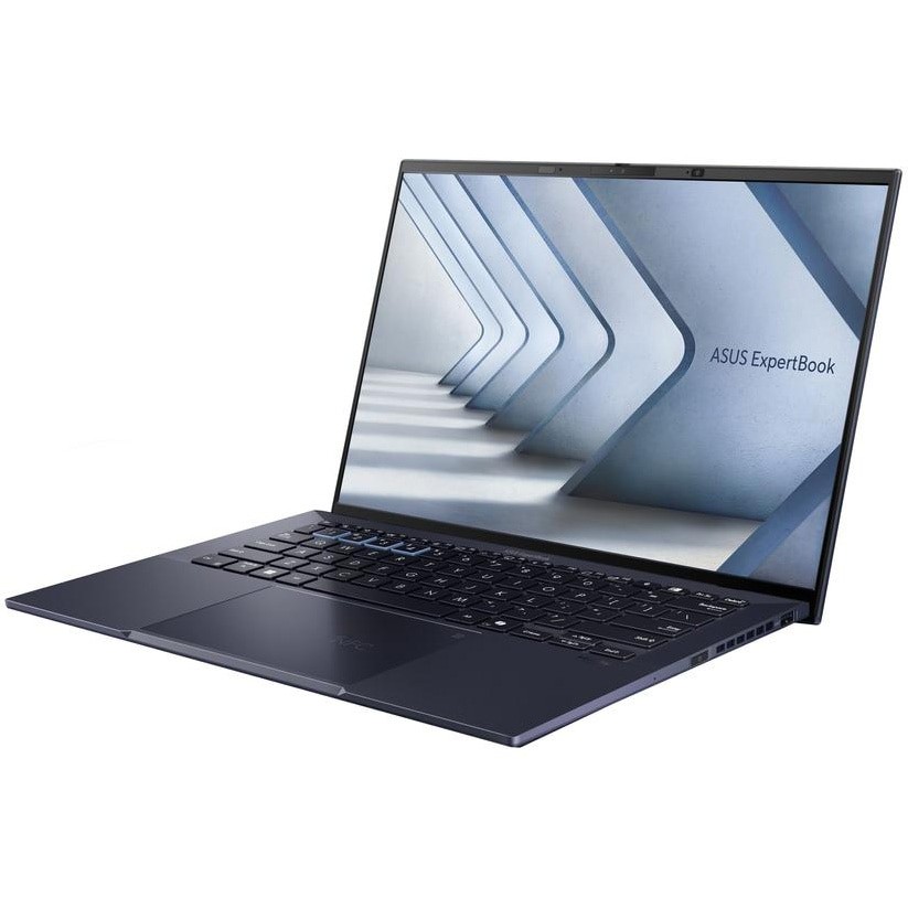 Laptop ASUS ExpertBook B9 OLED B9403CVAR cu procesor Intel® Core™ 7 150U pana la 5.4GHz, 14'', OLED, WQXGA+, 32GB RAM LPDDR5X, 2TB SSD, Intel® Graphics, Windows 11 Pro, Star Black