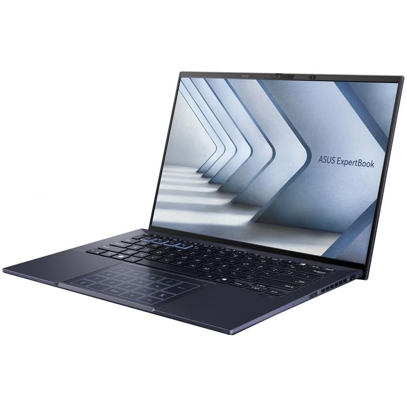 Laptop ASUS ExpertBook B9 OLED B9403CVAR cu procesor Intel® Core™ 7 150U pana la 5.4GHz, 14'', OLED, WQXGA+, 32GB RAM LPDDR5X, 2TB SSD, Intel® Graphics, Windows 11 Pro, Star Black