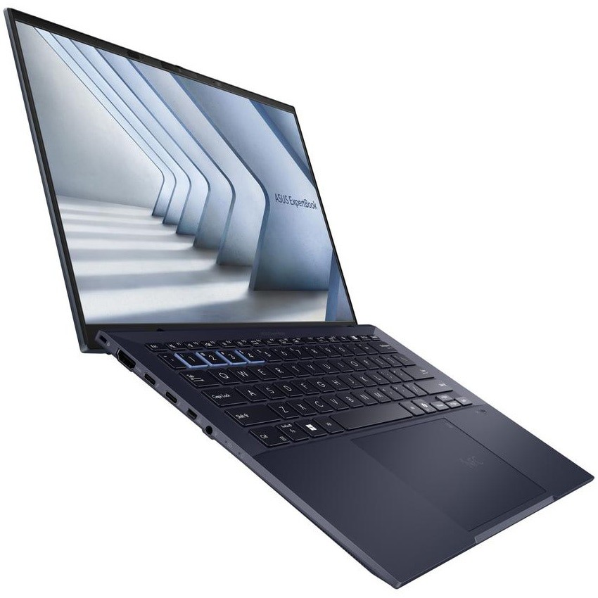 Laptop ASUS ExpertBook B9 OLED B9403CVAR cu procesor Intel® Core™ 7 150U pana la 5.4GHz, 14'', OLED, WQXGA+, 32GB RAM LPDDR5X, 2TB SSD, Intel® Graphics, Windows 11 Pro, Star Black