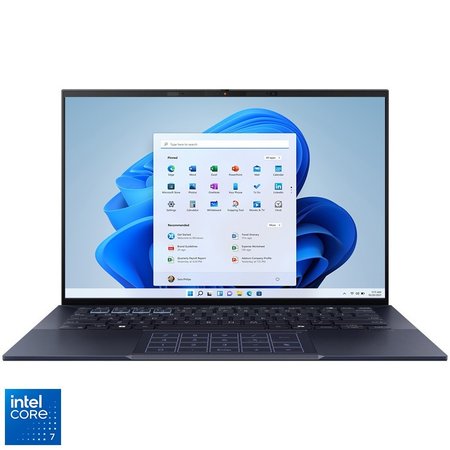 Laptop ASUS ExpertBook B9 OLED B9403CVAR cu procesor Intel® Core™ 7 150U pana la 5.4GHz, 14'', OLED, WQXGA+, 32GB RAM LPDDR5X, 2TB SSD, Intel® Graphics, Windows 11 Pro, Star Black