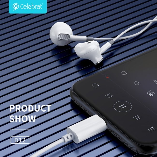 Casti Celebrat D12, microfon, USB-C, negru, 1.2m