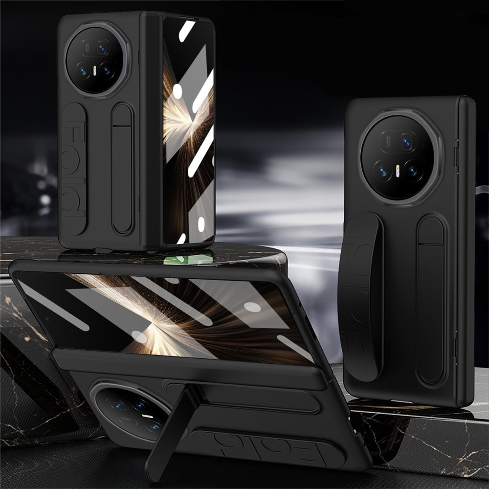 Husa telefon XGSM Honor Magic V5 5G, negru, cu maner si suport, sticla securizata, 3D