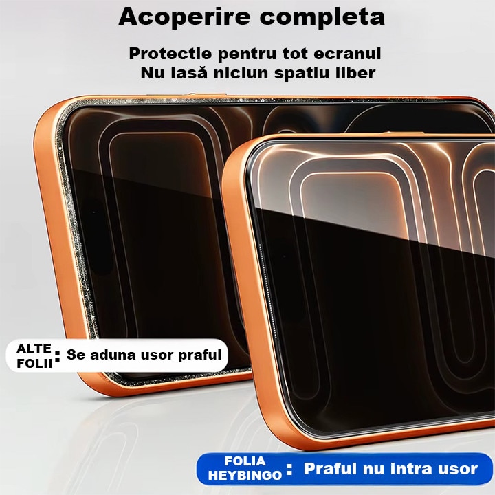 Folie Sticla Privacy pentru Samsung Galaxy S26 ULTRA, HEYBINGO®, E-SNAP, din Sticla Securizata Duritate 9H, Cu Kit de Aplicare Instanta si Functie Automata de Indepartare a Prafului, Rezistenta la zgarieturi, Protectie Ecran Premium
