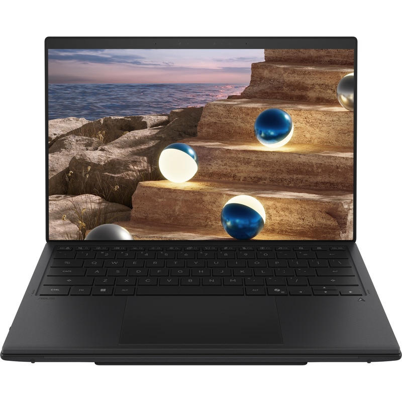 Laptop ASUS Zenbook DUO UX8407AA Procesor Intel® Core™ Ultra X9 388H 18M Cache, up to 5.10 GHz 14" 3K OLED 144Hz Touch, 32GB LPDDR5X, 2TB SSD, Intel Arc B390 Graphics, Windows 11 Pro, Gri