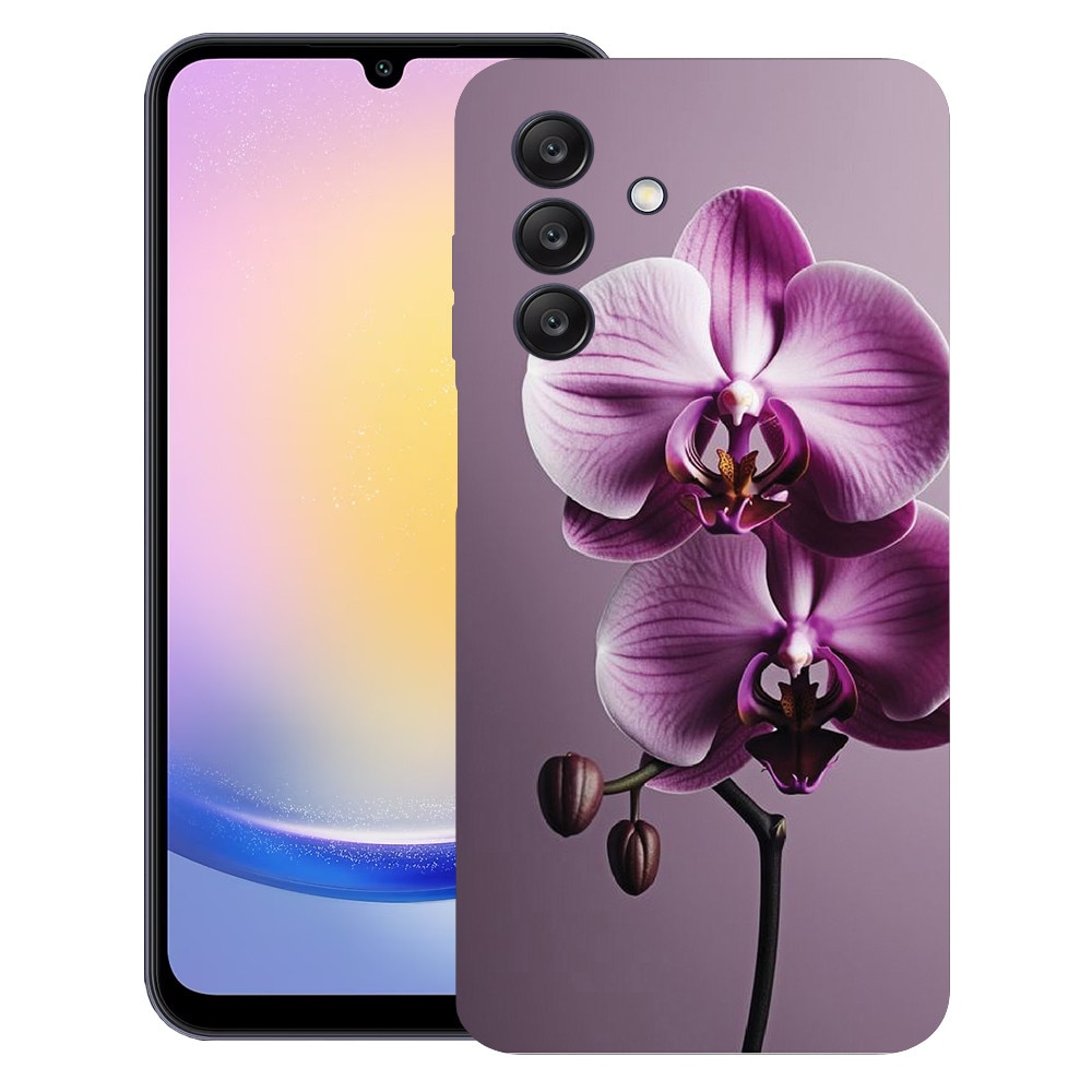BestCase® Husa pentru Samsung Galaxy A17 5G din Silicon Ultra Slim cu Design Pink Orchid, 2042411 B 1405